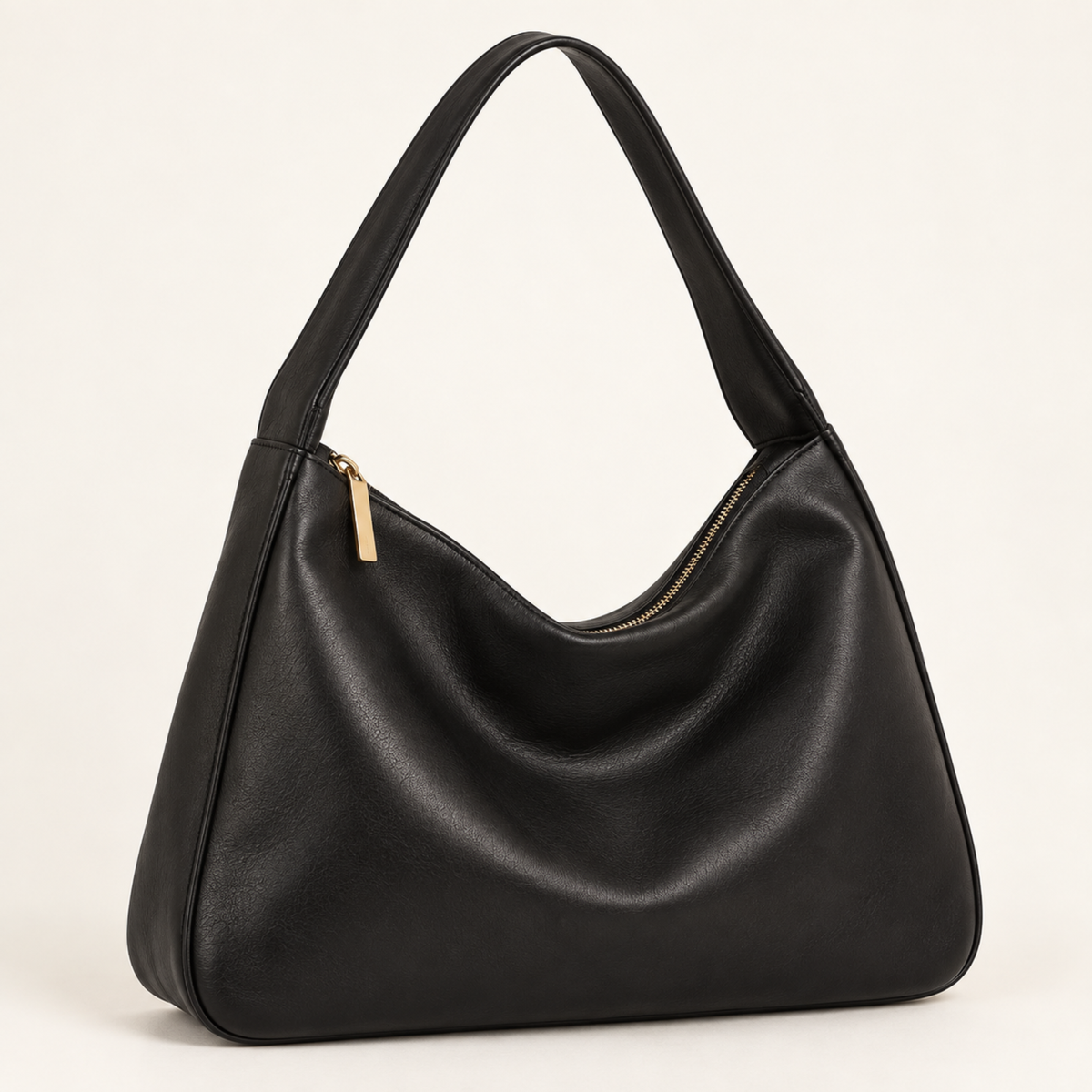 Borsa a spalla Sofia in ecopelle nera