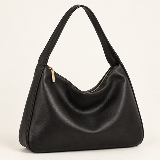 Borsa a spalla Sofia in ecopelle nera