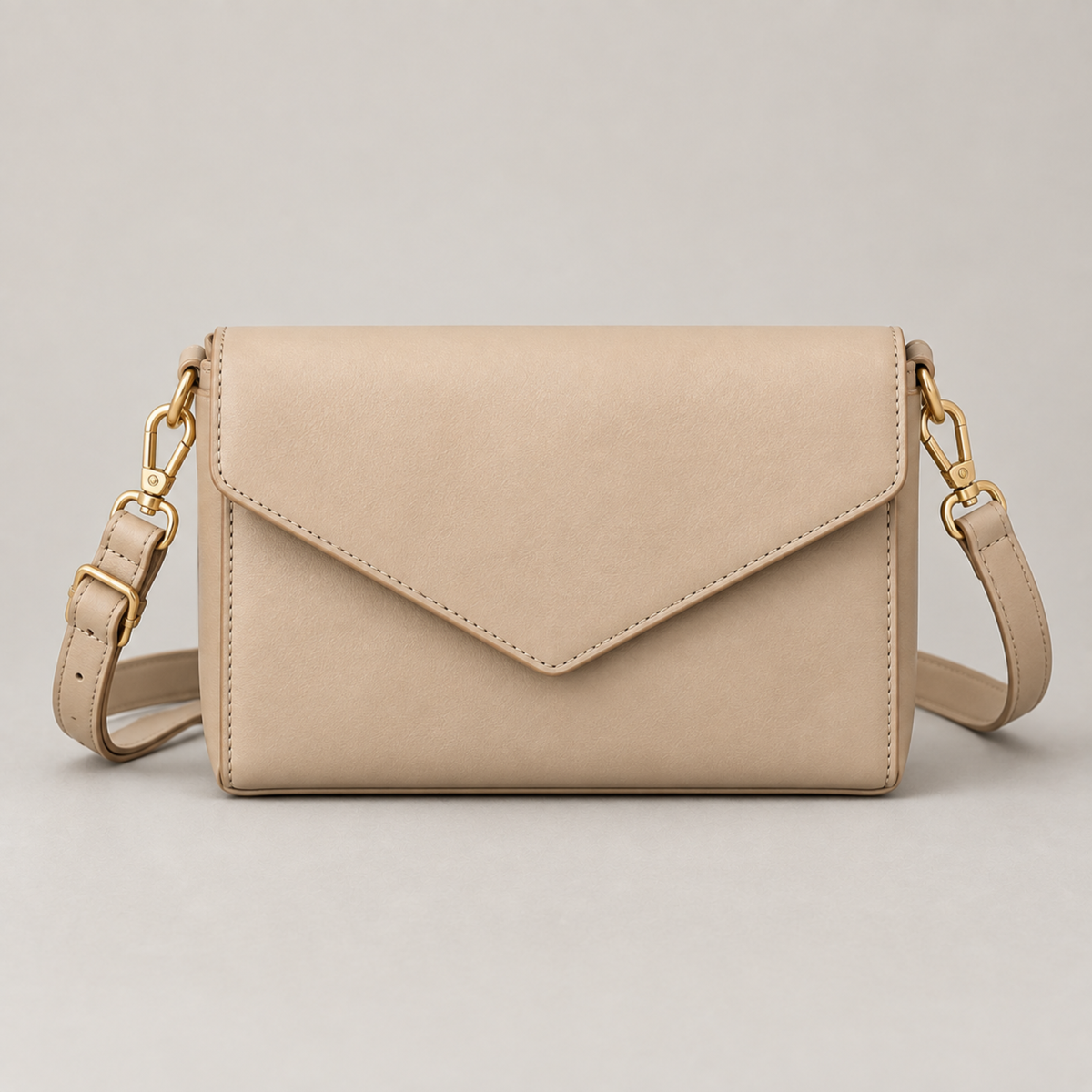 Borsa a tracolla Irene in ecopelle beige